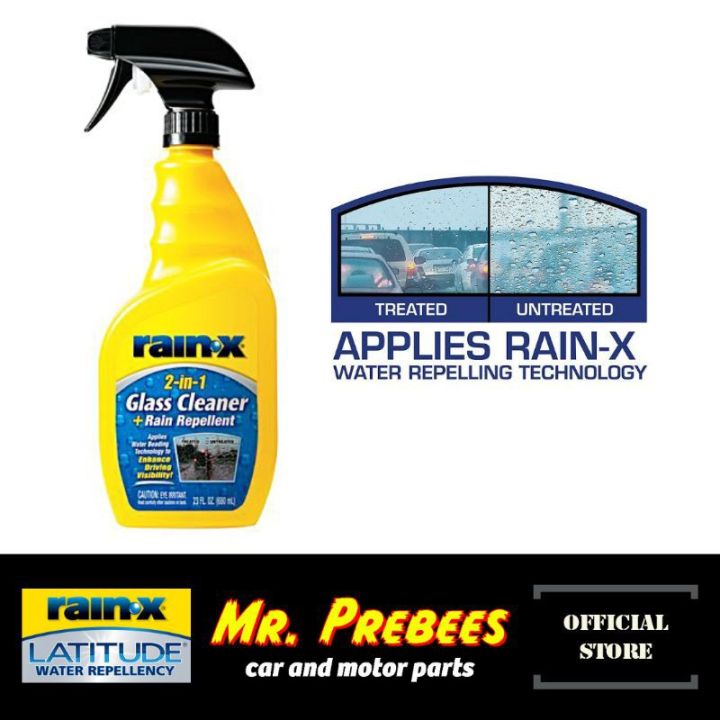 Rain‑X 2in1 Glass Cleaner with Rain Repellent 23oz Lazada PH