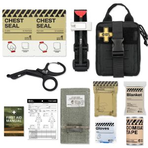 Rhino Rescue EDC Pouch First Aid Kit Tactical Survival Trauma Kit Molle Utility Tool Pouches For Camping Hiking Outdoor