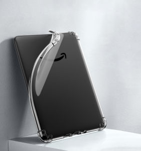 เคส MoKo สำหรับทุกรุ่น7 "Kindle Paperwhite (รุ่น12th 2024) และสี Kindle Soft Signature 2024บางเฉียบชัดเจนมากโปร่งแสงปรับได้กรอบฝาหลังกันชนผิว TPU