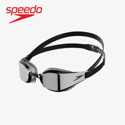 Speedo Unisexs Goggles - Fastskin Hyper Elite Mirrored (AsiaFit) - Black/Silver/(Chrome Mirror) - 8-12819F976