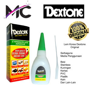 Lem Korea Asli Original Dextone Murah Super Kuat Tetes Cair Untuk Besi Alumunium Stainless Kuningan PVC dll