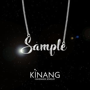 Kinang: Personalized Name Necklace (Hypoallergenic and Non tarnish