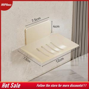 【COD】🔥🔥🔥 Carbon Steel Bathroom Shower Storage Soap Tray Rack Soap Tray Wall Mounted Drainage Soap Tray Box