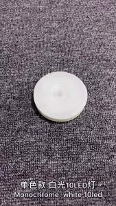 led Human Body Sensing Night Light Wireless Magnetic Suction usb Rechargeable Dimmable Dual-Color Wardrobe Cabinet Light Bedside Remote Control Light