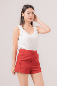 RIMINI - Bawahan Dewasa Celana Pendek Casual Katun Kekinian XS-XL - Nekko Side Short - 85583