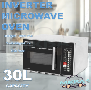 30L Capacity Commercial Countertop Microwave Oven Inverter Type Heavy Duty