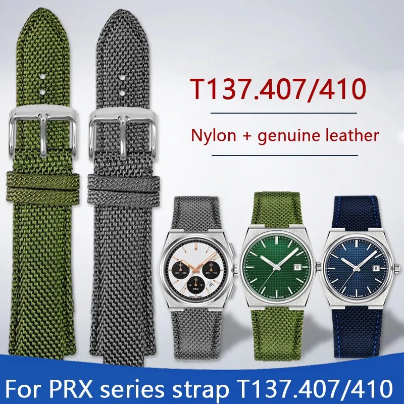 High Grade Nylon Watch Band for Tissot PRX Series T137.407 410