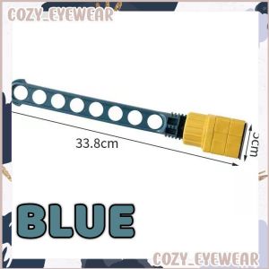 8 HOLE Hanging Drying Rack Window Frame Rotating Buckle Plastic Clothes Hanger Portable Space Saving Adjustable Rack