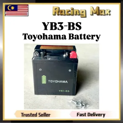 YB3 YB3L BS YB3L-BS Battery Bateri Y125Z Y125ZR / RXZ / Y100 / Y110 / Kriss100 ( Kick ) / Dinamik / RG 110 / GSX / DT125