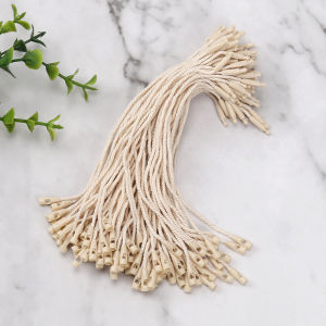 15cm Clothes Hang Tag Nylon String Snap Lock Pin Loop Fastener Hook Ties DIY Accessories Label rope
