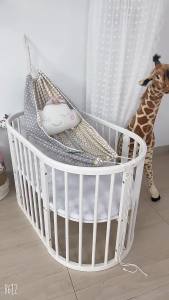 Household Cartoon Hammock Portable Baby Cot Toddler Bed Children Swing Indoor and Outdoor Hanging Basket Cribs