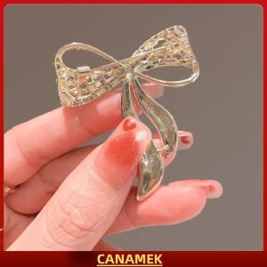 Miễn phí vận chuyển✨ Nơ tie rhinestone trâm nữ đơn giản cá tính thời trang pin phù hợp với chống ánh sáng corsage trang sức quà tặng