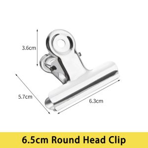 LUMINOU Nhiều kích cỡ Kẹp giấy loại Đầu tròn/đầu dẹt/đầu hình núi Thép không gỉ Kẹp niêm phong Kẹp giữ vé Sinh viên