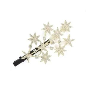 Multipurpose Rhinestones Star Side Hair Clip Decoration for Stylish Girls and Mature Ladies Casual Wear Outfits