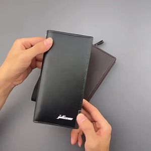 Mens long wallet wholesale zippered phone bag large-capacity clutch bag multifunctional handbag cross-border wallet factory