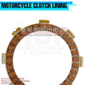 5PCS SET CLUTCH LINING FOR BAJAJ 100 / CT100 MOTORCYCLE ACCESSORIES. 