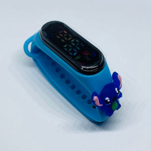 GTB Jam Tangan Anak Digital Anti Air Motif Kartun LED Anak Laki-laki Perempuan Gelang JT057