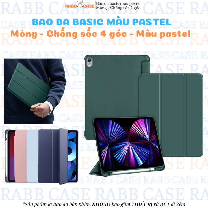 Bao da cơ bản basic dành cho ipad mini 4/5/6, Air,Gen5/6/7/8/9/10, Pro ...