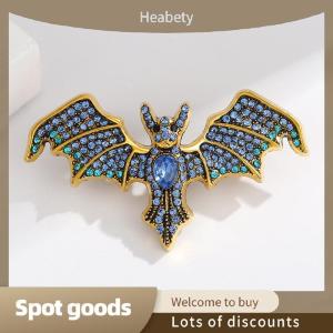 Heabety Fashion Vintage Cute Devil Bat Brooches Women Coat Clothing Badges Jewelry Accessries Gifts
