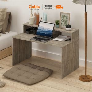 Cubic Meja Komputer Rumah / Meja Kerja Lesehan Minimalis / YAGI LT 81