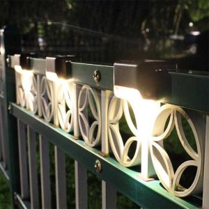 TaffLED Lampu Taman LAMPU Hias LAMPU Solar Sensor Cahaya IP44 Warm White 4 PCS