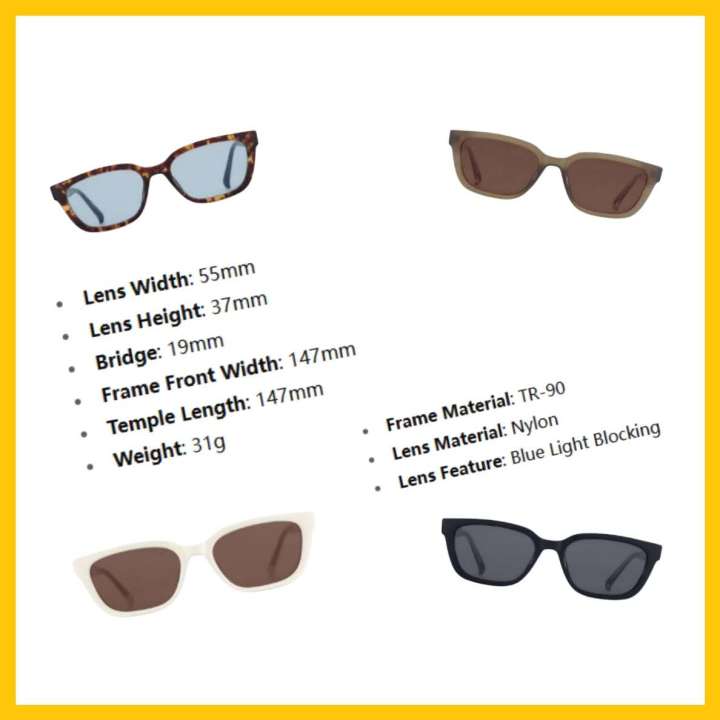 Korean Local Stock Blue Elephant NOUS-S Sunglasses Available