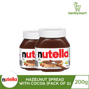 Nutella Chocolate Hazelnut Spread 200g (Pack of 2)