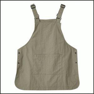 Skirt Protection Workwear Fit and Comfort Adjustable Coffee Shop Gray Plain and Simple Adults