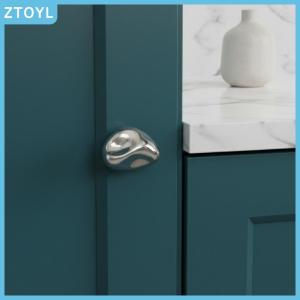 ZTOYL  1Pcs Simple Wardrobe Door Drawer Cabinet Bright Silver Handle New Chinese Furniture Single Hole Small Handle