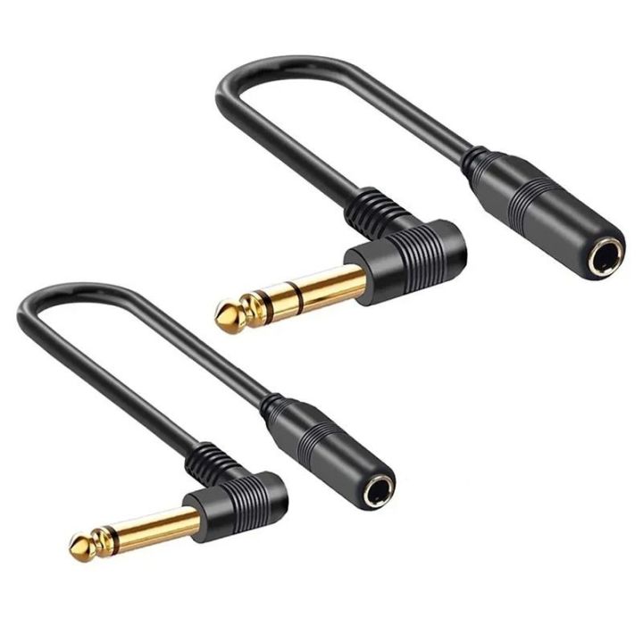 DKARDU Replacement 6.35mm Male Plug To Bare Wire, 1/4" Mono