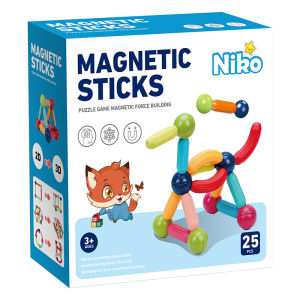 NIKO Magnetic Stick Toys Magnetic Building Blocks Big Size Set Early Educational Toys For Kids Boys Girls Gifts