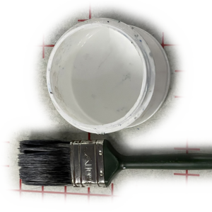 กาวทาแป้นสกรีน ใช้เพื่อยึดชิ้นงานไม่ให้ขยับเวลาสกรีน (ไม่เป็นคราบติดเสื้อ) ขนาดบรรจุ 1กก. (วิธีใช้งาน ผสมน้ำเปล่าเพื่อลดความเหนียว)