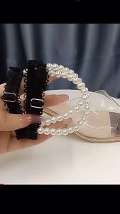 [Free Shipping] Lace High-Heeled Shoes With Anti-Slip Heel Straps No-Tying Heel Covers To Secure Shoes Non-Slip Shoe Straps Shoelace Buckles For Heel Fastening