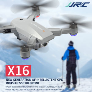 Ct【ในสต็อก】 JRC X16 5G WIFI FPV GPS พับ RC UAVs กับ 6K HD กล้อง Optical Flow ตำแหน่งมอเตอร์ไร้แปรงถ่านคอปเตอร์สี่ใบพัด M09