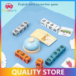[Eleanor] Wooden Spell Word Toys Letter Cognitive Challenge Memory English Word Game Early Learning Educational Toys For Children