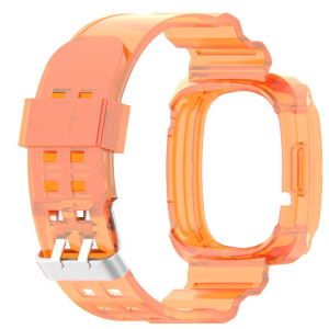 Watchband for Fitbit Sense 2 /Versa 4 Transparent Watchband For Versa 3 Smart Watch Replacment Sport Bracelet Wristband