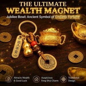 💰 Zodiac Rotating Keychain For Wealth - 12 Zodiac Treasure Basin Keyring Accessory Lucky Key Decor For Store Collection