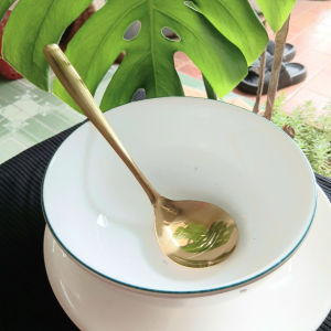 THÌA MÚC CANH INOX MẠ VÀNG – SANG TRỌNG & ĐẲNG CẤP.