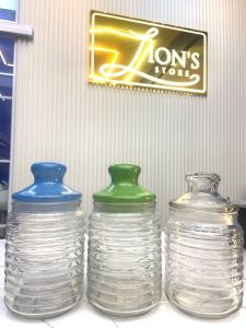 Toples kaca madu TMJ-7RGL tutup kedap udara