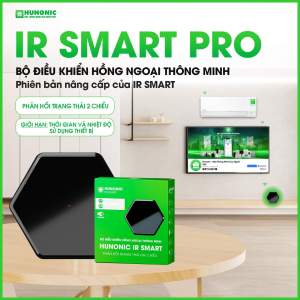 PRO Tặng củ nguồn - Hunonic IR SMART PRO -  Điều khiển hồng ngoại thông minh  - Phản hồi 2 chiều thay thế tất cả Remote