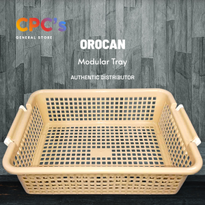 Orocan Modular Tray/Plastic Nest Tray/Multi Service Tray/Stackable Storage Basket/Open Storage Bins/Organizer Tray/Handy Storage Basket/Plastic Crate School Home OfficeFruit Kitchen/Desk Tray/Rectangle Storage/Utility Basket/Mesh Tray/Lalagyan/