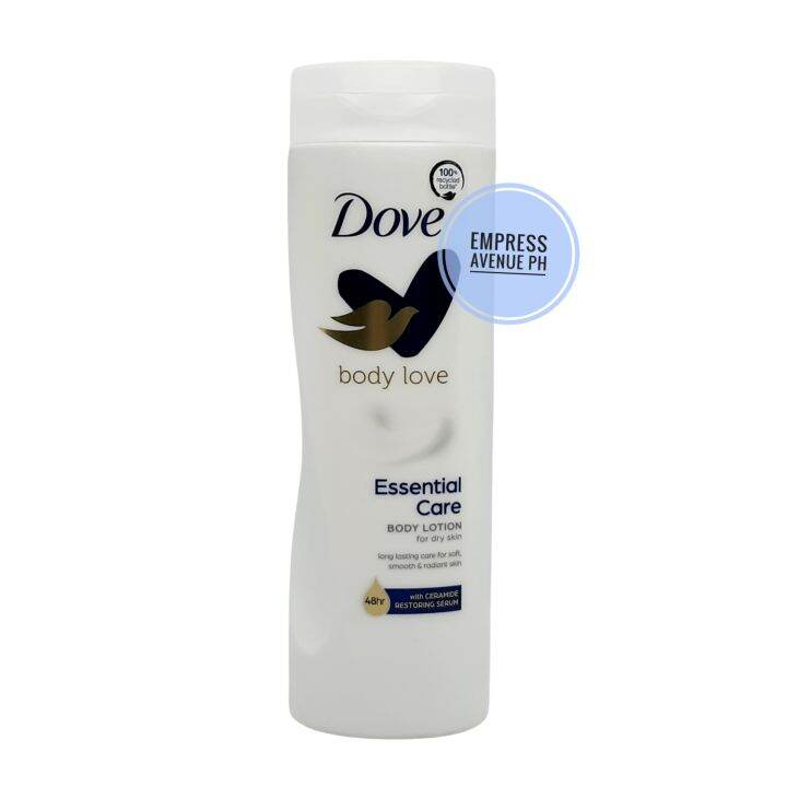 Dove Body Love Essential Care Body Lotion For Dry Skin With Ceramide Restoring Serum 400ml 4916