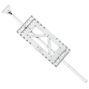 Lightweight Steel Hole Locator Cabinet Handle Template For Cabinet Door Handle Replacement And DIY Projects Tool