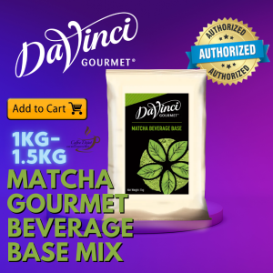 DAVINCI Gourmet Matcha Green Tea Mix 1Kg- Sweet & Creamy Drink Base