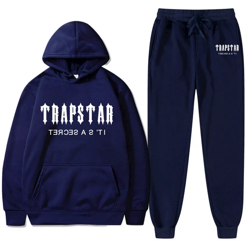 Trapstar Mens Tracksuit Set Hoodie And Jogging Pants Sportswear, Casual  Running Suit, Plus Size Available From Mensdesignejacket, $15.72