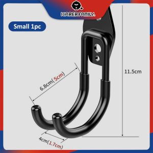 Icarer Garden Hose Rack Organizer Metal Hose Rack Hanger Holder Storage Rack Organizer Water Wall Mounted