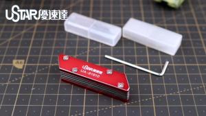 Ustar UA-91910 Aluminum Alloy Texture Burin Brick Carving Model Scene Craft Tools for Military Model Hobby DIY Tool