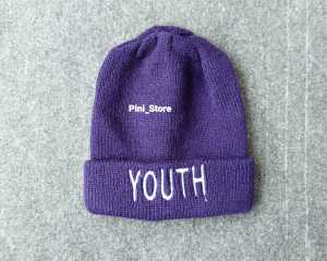 Topi Kupluk Rajut Bordir Lucu ( 3 - 18 Bulan )