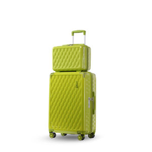 SEA CHOICE Luggage Sets Lightweight with 4 Wheel Spinner PC Material Hard Suitcase with TSA Lock 13+20 Inches Suitcase Set of 2 Travel Hand Luggage 5 Years Warranty