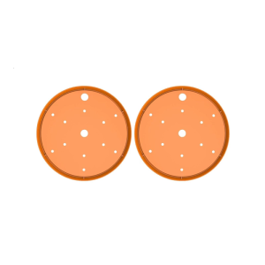 2ชิ้นแทรกชาวไร่น้ำหนักเบาแทรกกล่องปลูกต้นไม้กับหลุมอุปกรณ์สวนสำหรับระเบียงดอกไม้ในร่ม